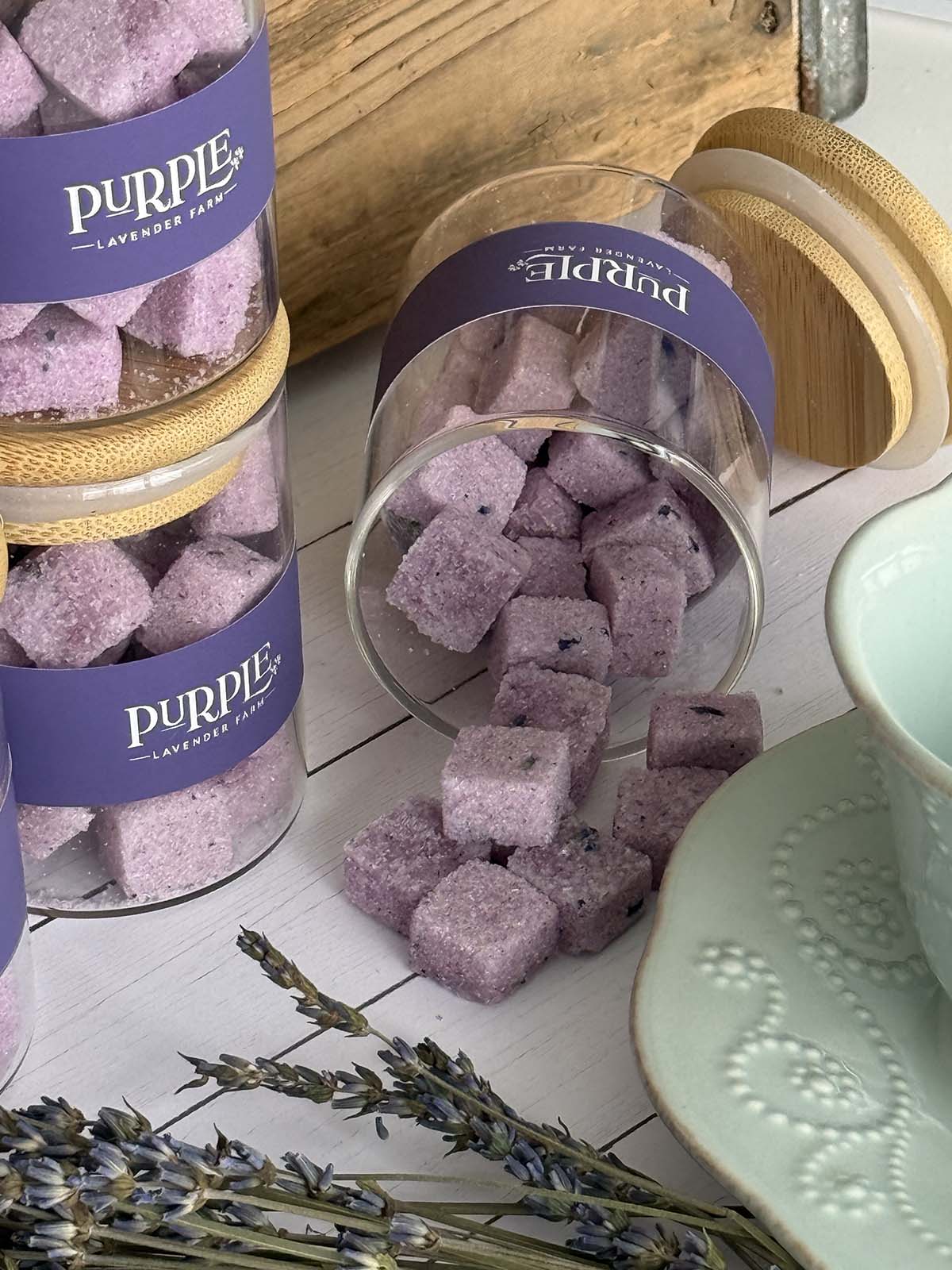 Lavender Sugar Cubes